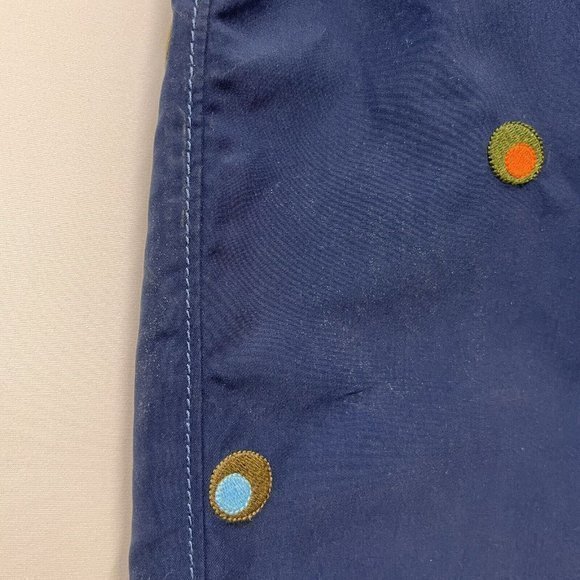 Tommy Bahama Men's Swim Board Shorts Navy Blue Polka Dot Mesh Lined Size L Relax - Picture 10 of 11